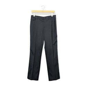 Peace of Cloth Black Patterned Straight Leg Dress Pants Size 6